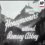 Royal Honeymooners Attend Romsey Abbey (1947)