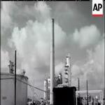 BRITAIN'S LARGEST OIL REFINERY OPENED (1951)