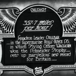 Speed Record - 357.7 Miles Per Hour (1929)